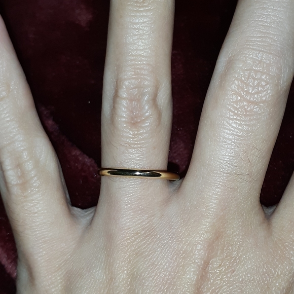 real gold Jewelry - BNEW SOLID GOLD 14K 2MM RING size 8